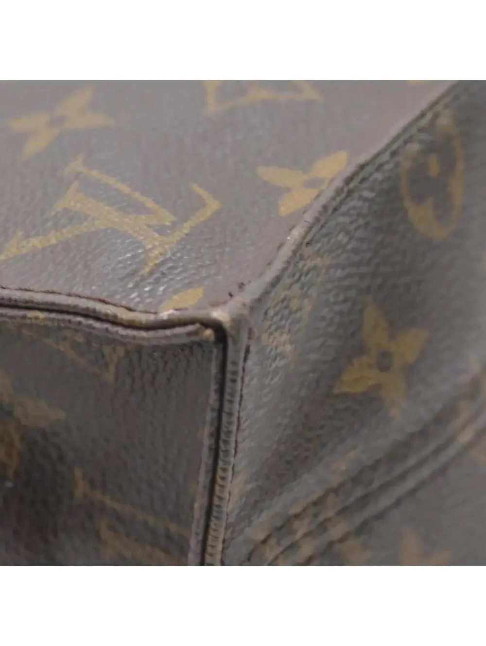 $1340 Louis Vuitton LV Hand Bag Sac Plat Brown Monogram